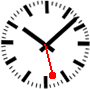 Simple swiss clock